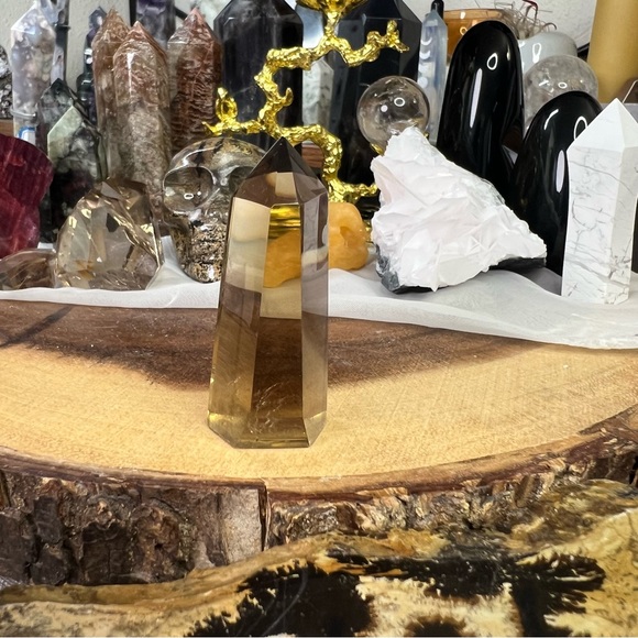 Smoky citrine tower (2.3” tall) - Picture 3 of 5